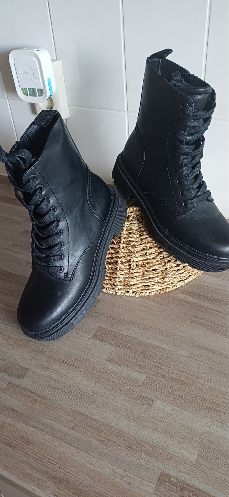zgan zwarte boots mt 38, Verzenden, Zo goed als nieuw, Zwart