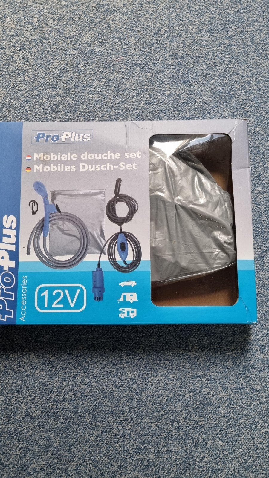 mobiele douche set 12V, Ophalen of Verzenden, Zo goed als nieuw