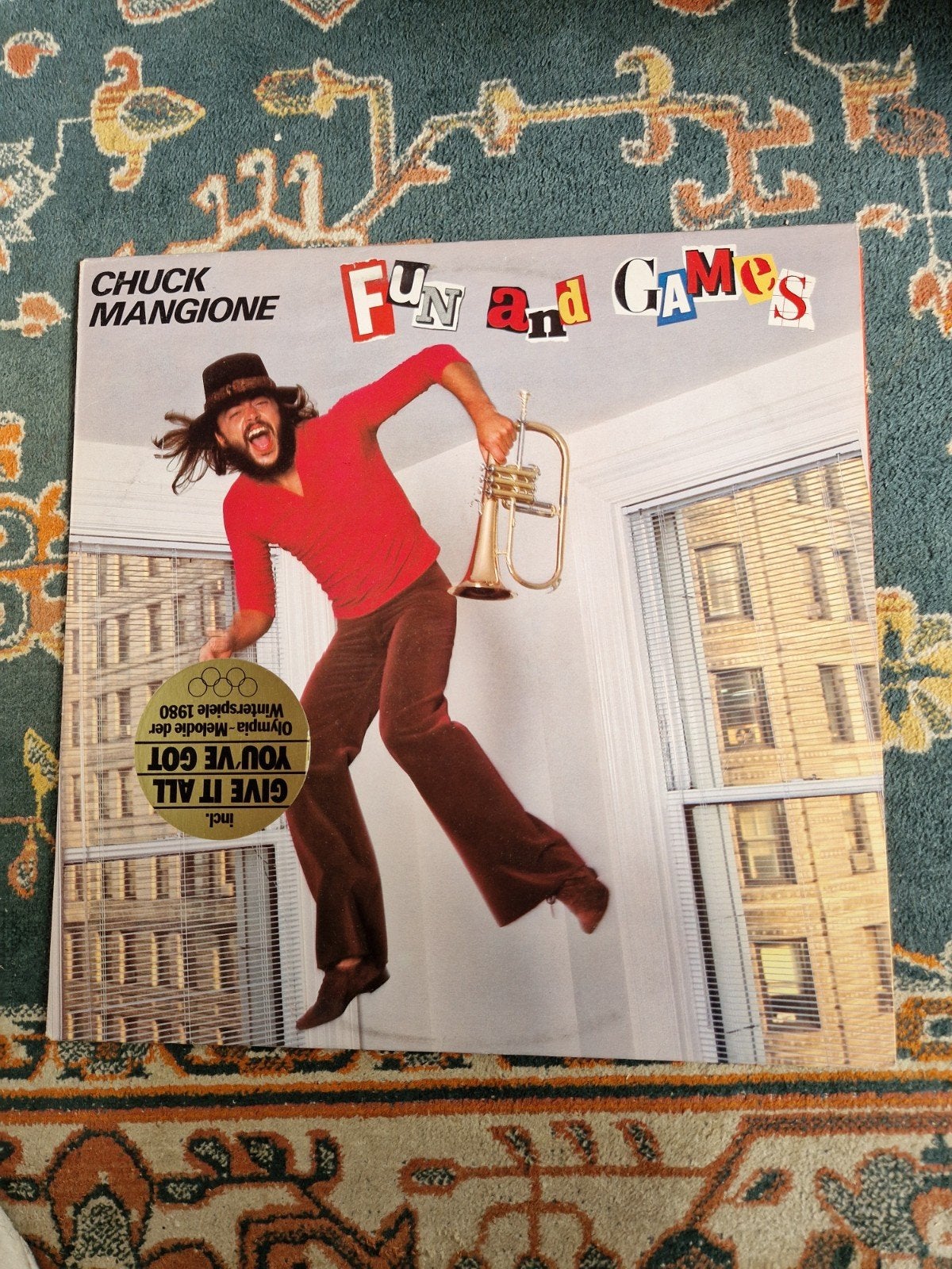 Chuck Mangione - Fun & Games LP (incl. Give It All You've Go, Ophalen of Verzenden, Gebruikt, 12 inch, LP
