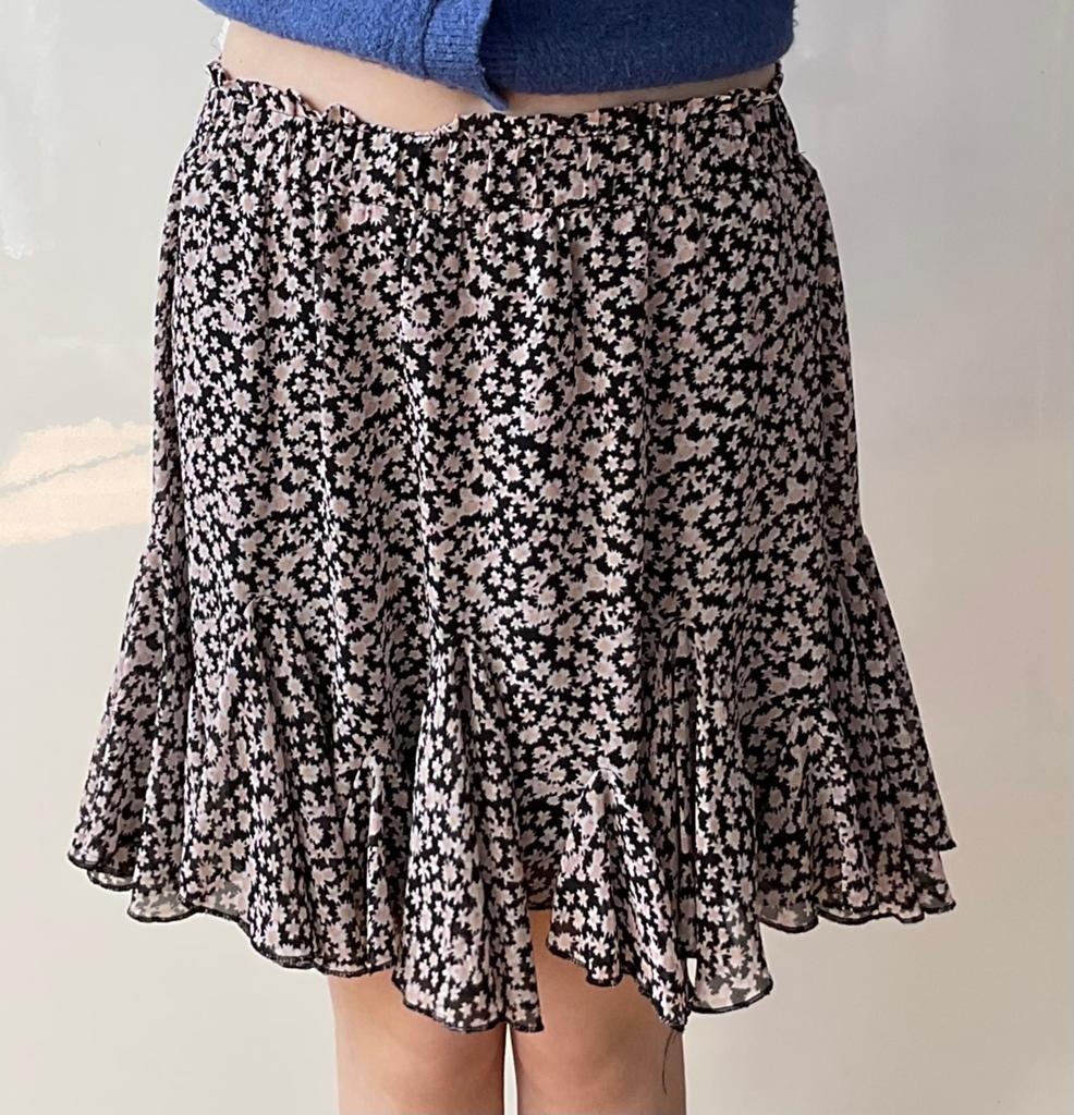 Loavies XS rokje met bloemenprint, Kleding | Dames, Rokken, Zwart, Ophalen of Verzenden, Zo goed als nieuw, Maat 34 (XS) of kleiner