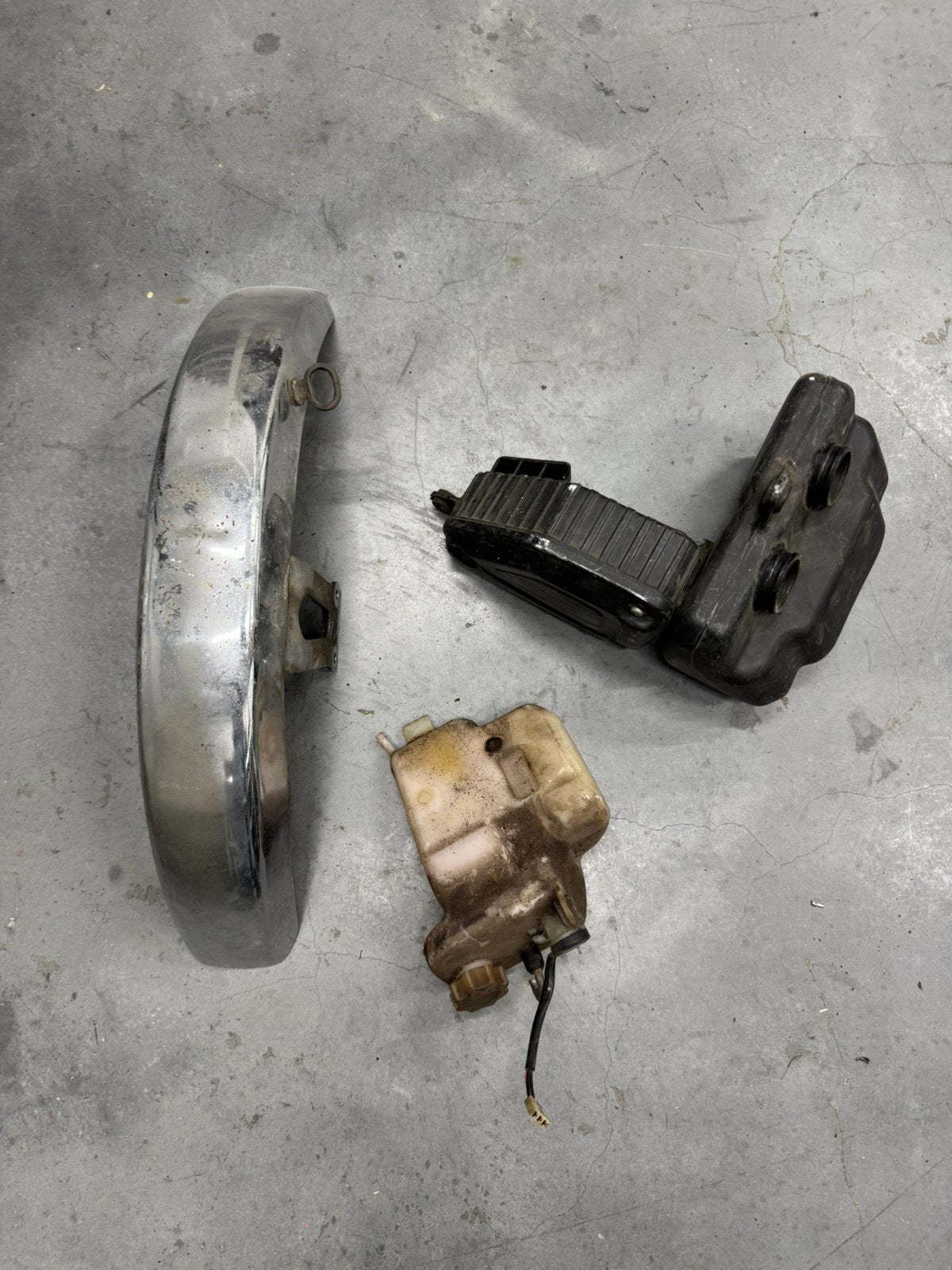 Yamaha RD200DX onderdelen, Ophalen, Gebruikt