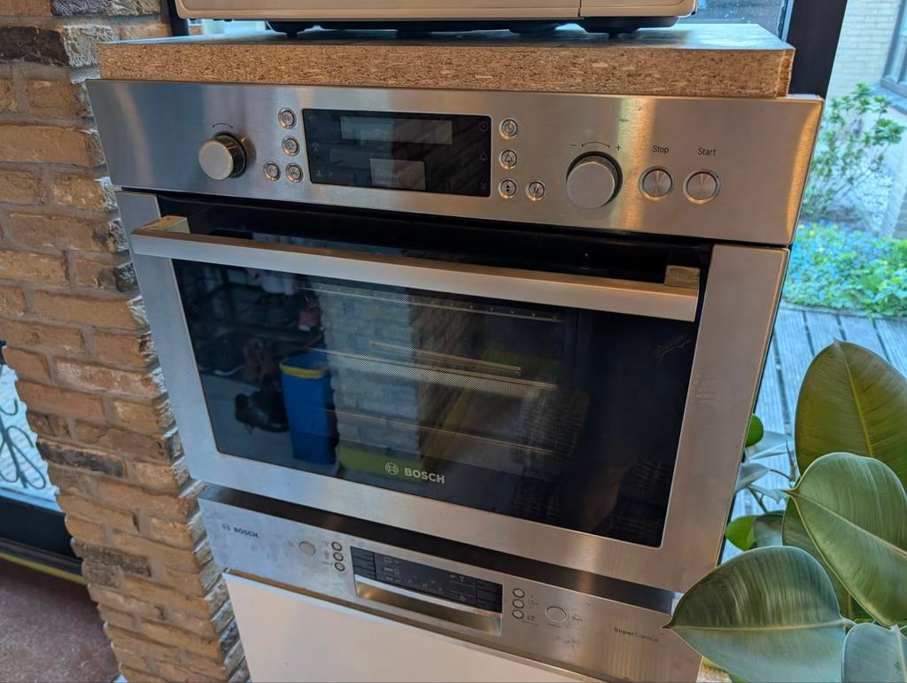 Bosch HBC36D750 compacte inbouw stoomoven, Witgoed en Apparatuur, Ovens, Ophalen, 45 tot 50 cm, Gebruikt, Bosch