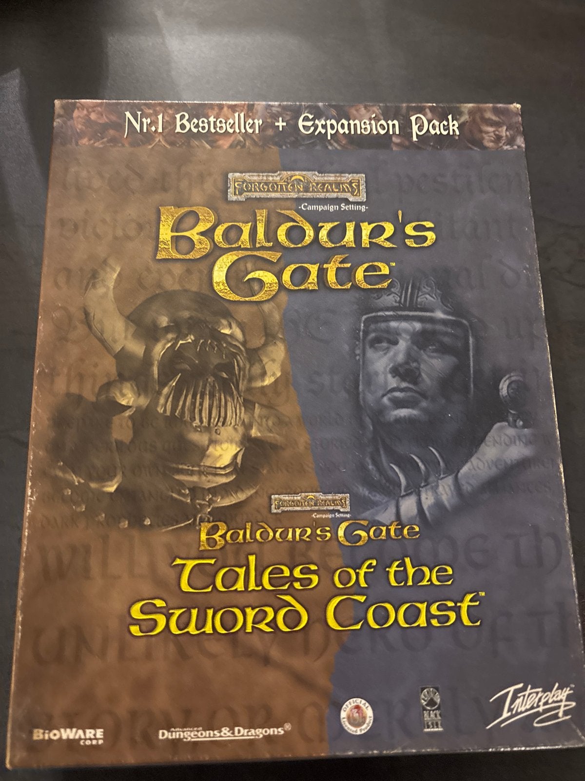 Baldur's Gate + Tales of the Sword Coast - PC CD-ROM, Online, 1 speler, Ophalen of Verzenden, Zo goed als nieuw