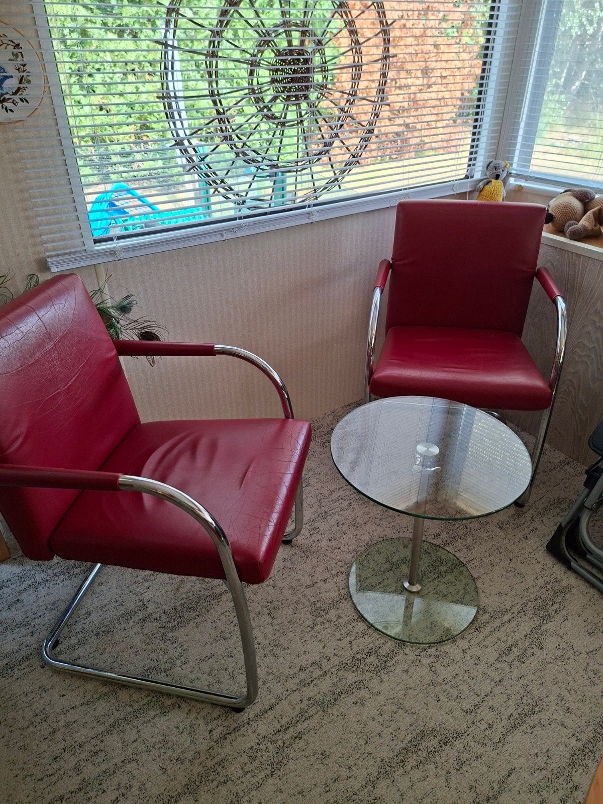 vintage/retro zitje, Ophalen, Gebruikt, Twee, Metaal