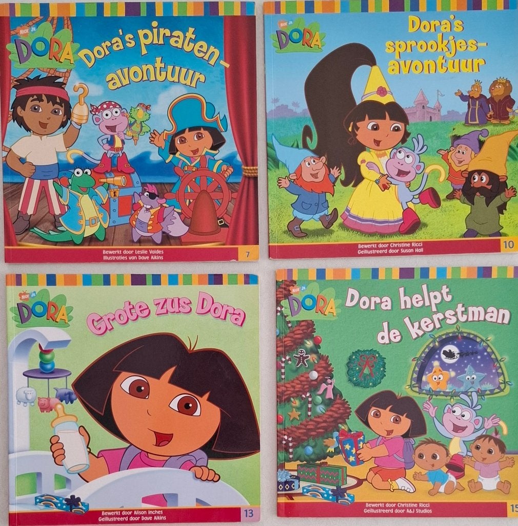 Dora boekjes van goed tot ZGAN - Per stuk €2, Gelezen, Fictie algemeen, Meisje, Ophalen of Verzenden