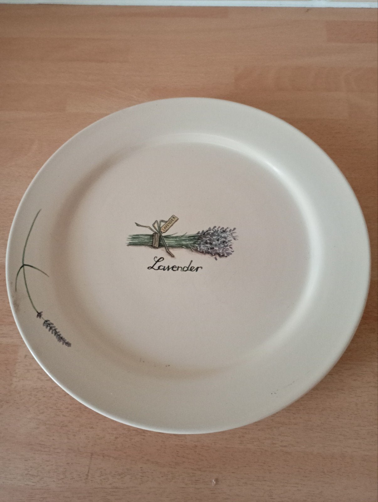 Ontbijtbord Jet ter Steege Lavender, Ophalen of Verzenden, Zo goed als nieuw, Bord(en), Overige stijlen