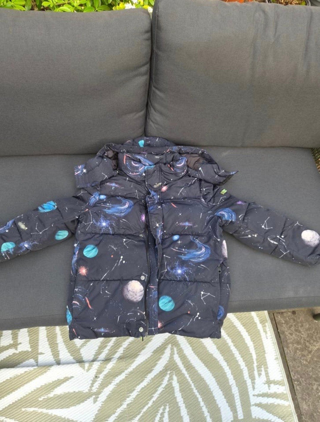 Scotch & Soda "Galaxy" pufferjas voor kinderen, Kleding | Heren, Ophalen, Zwart, Overige maten, Zo goed als nieuw