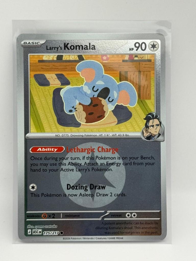 Larry's Komala [Energy] #175 Pokemon Ascended Heroes, Verzenden, Nieuw, Losse kaart, Foil
