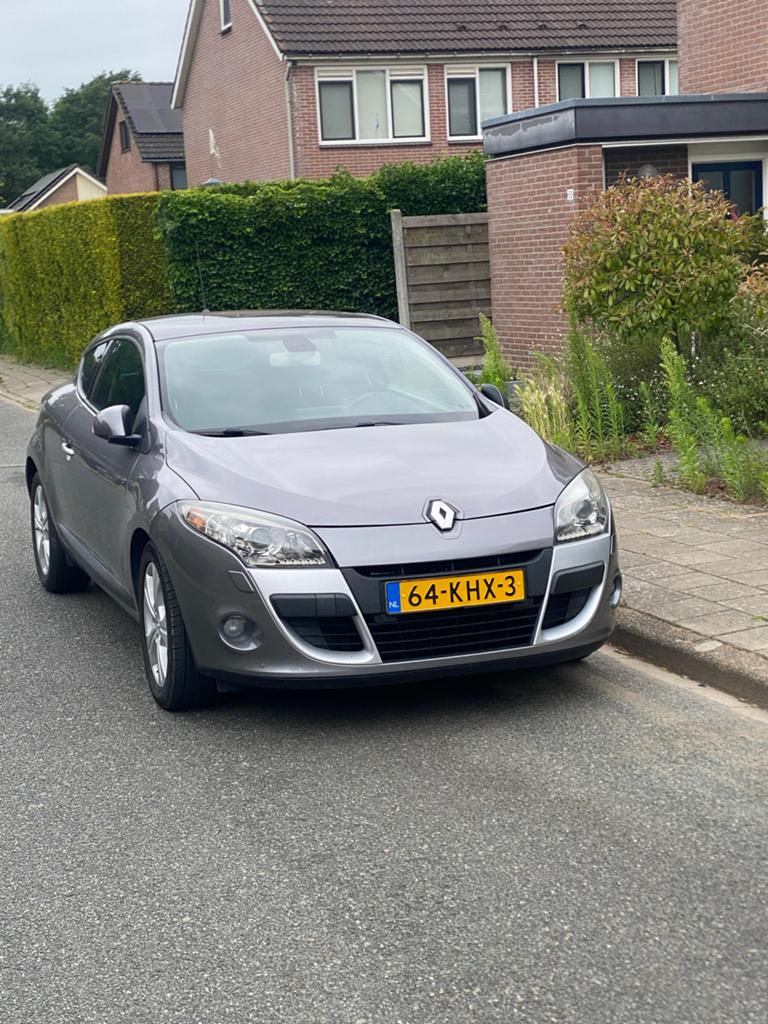 Renault Mégane 1.6 16V 81KW Coupe 2009 Grijs, Auto's, Voorwielaandrijving, 4 cilinders, Particulier, 1300 kg