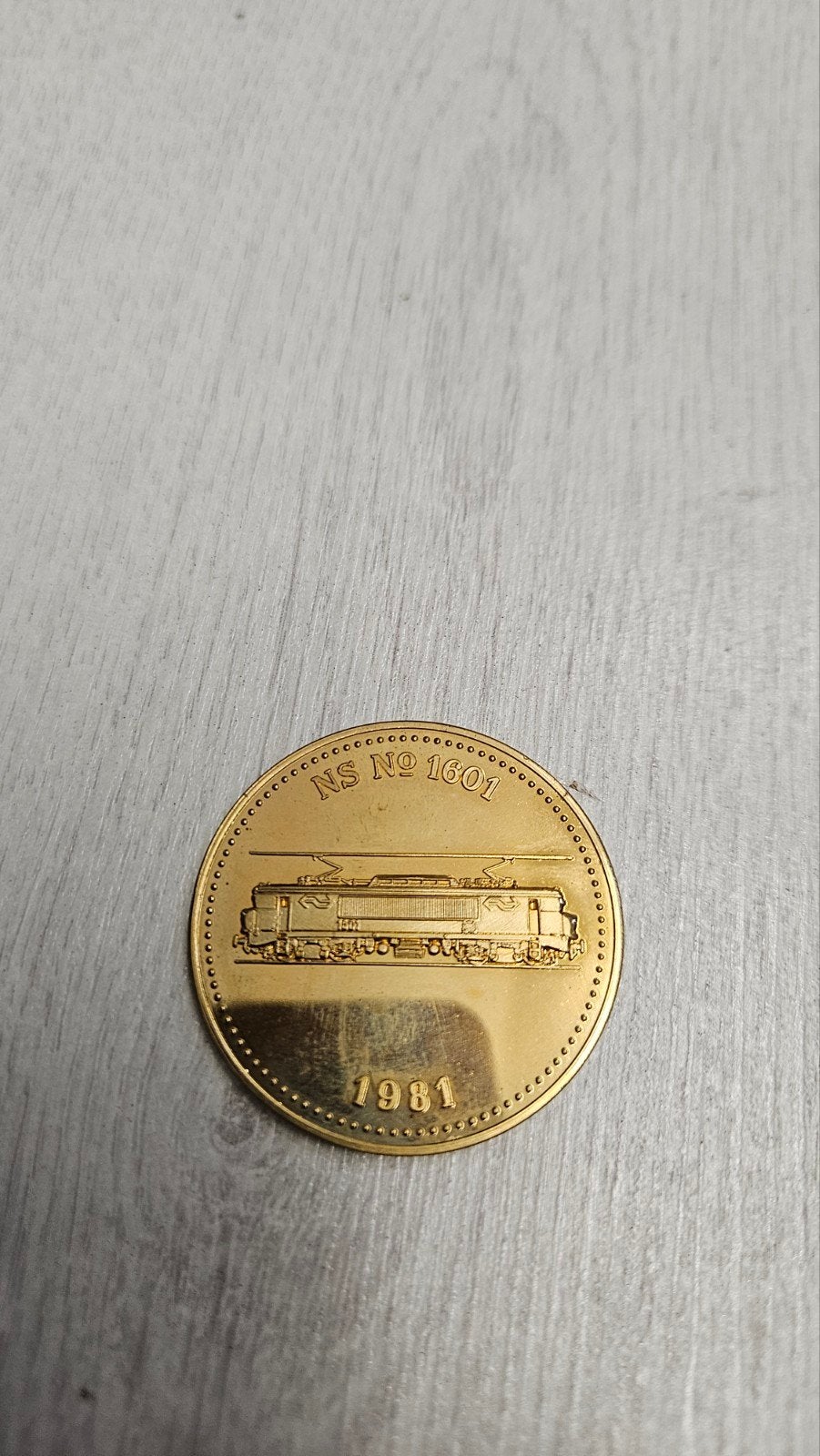 NS Penning 150 Jaar Spoorwegen Nederland 1839-1989, Ophalen of Verzenden