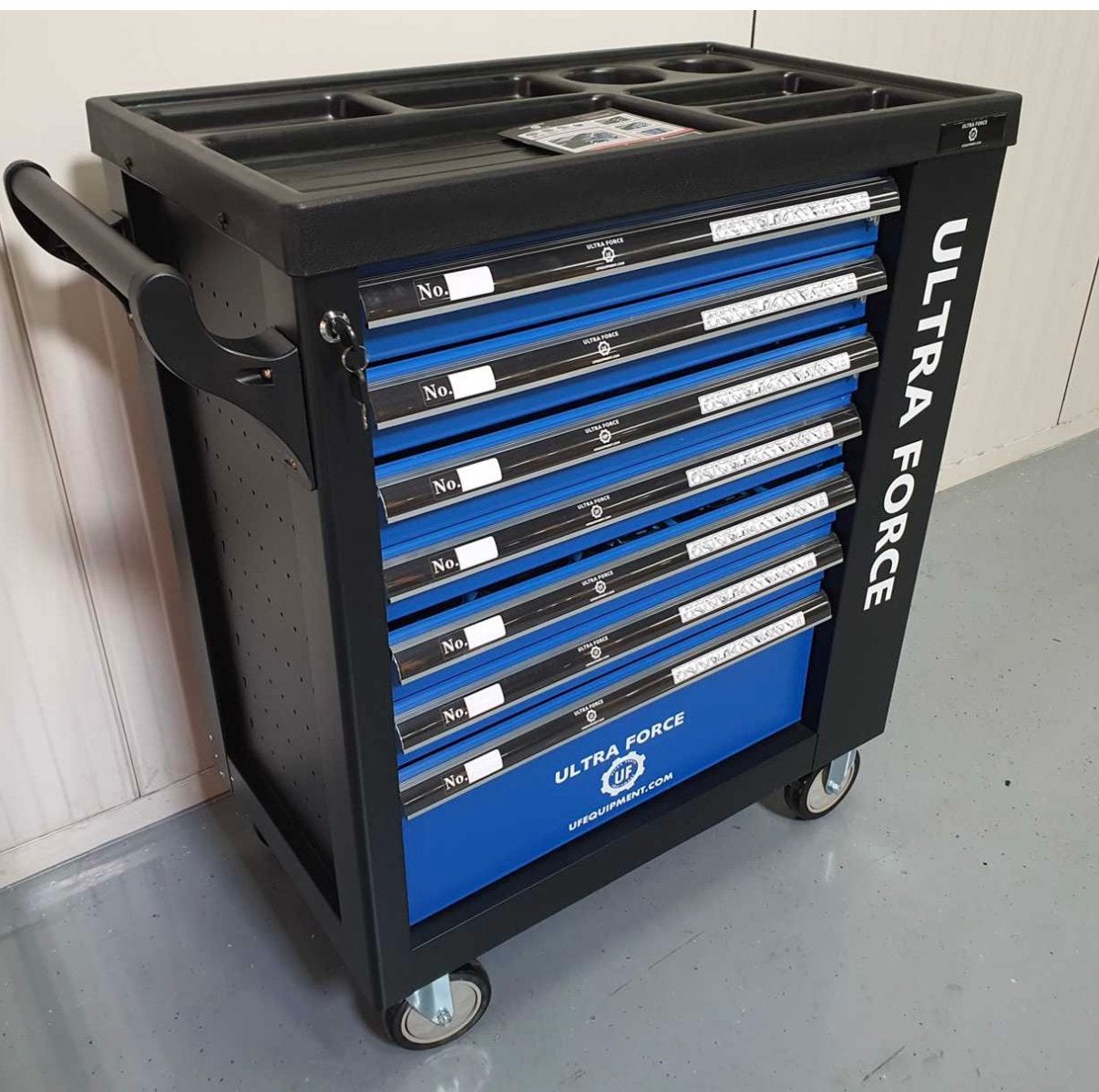 Gereedschapswagen 260 delig Ultra Force equipment, Ophalen, Zo goed als nieuw
