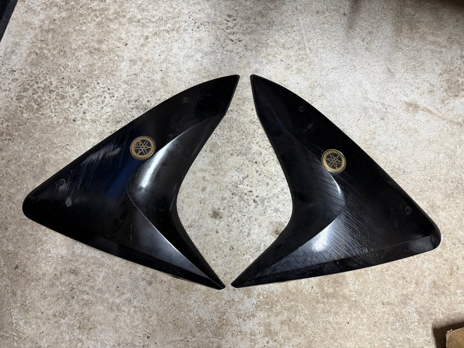 Yamaha YZF R125 Zijkappen Zwart, Ophalen of Verzenden