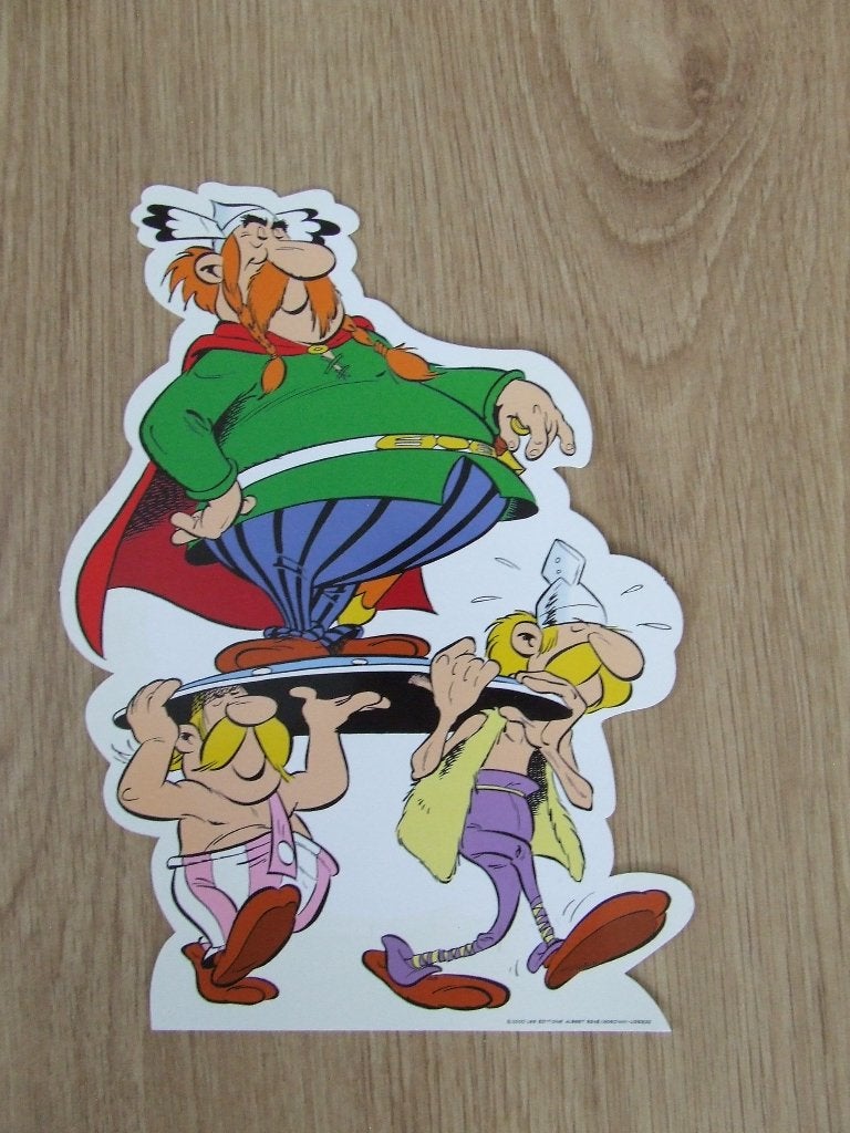 Asterix promoplaatjes (6 verschillende), Ophalen of Verzenden, Asterix en Obelix, Nieuw, Plaatje, Poster of Sticker