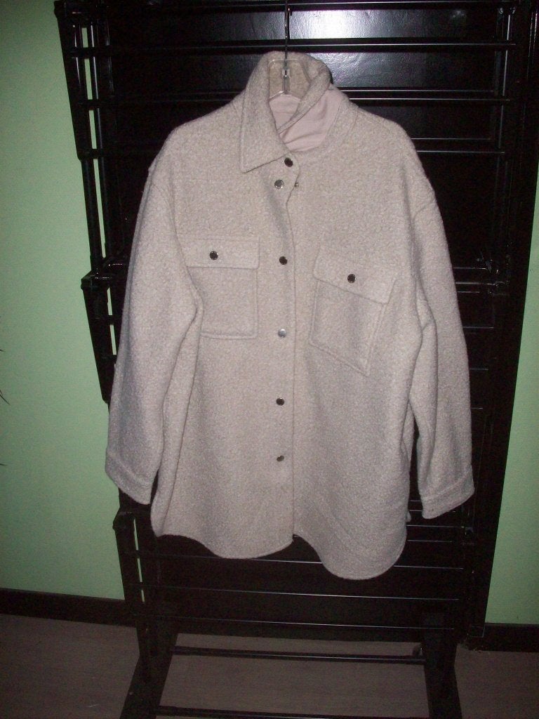 Damens winter jas, kan in de zomer ook dragen, Ophalen of Verzenden, Zo goed als nieuw, Maat 42/44 (L), Wit