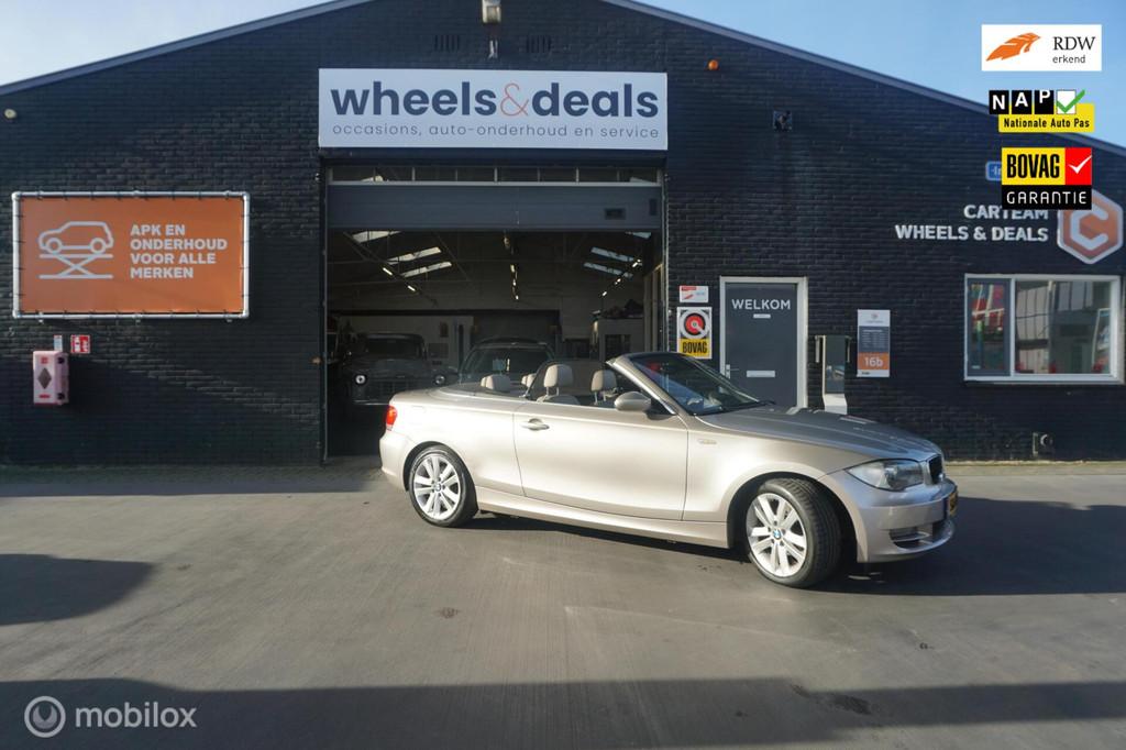 BMW 1-serie Cabrio 118i High Executive, Auto's, Achterwielaandrijving, Cabriolet, 4 stoelen, Euro 4