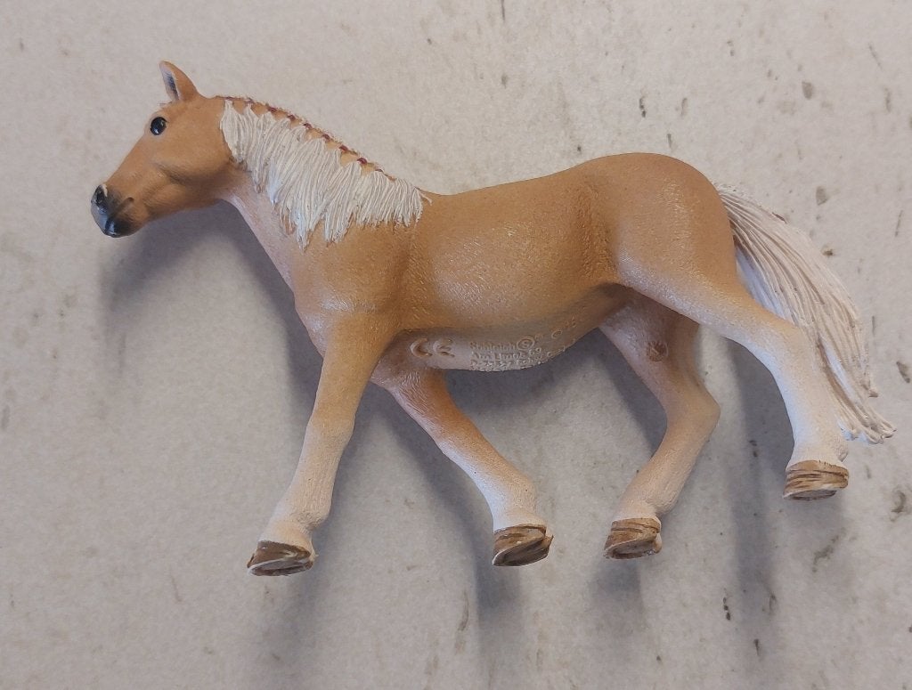 schleich 13812 - Haflinger Merrie - Horse Club, Ophalen of Verzenden, Zo goed als nieuw, Paard, Beeldje of Figuurtje