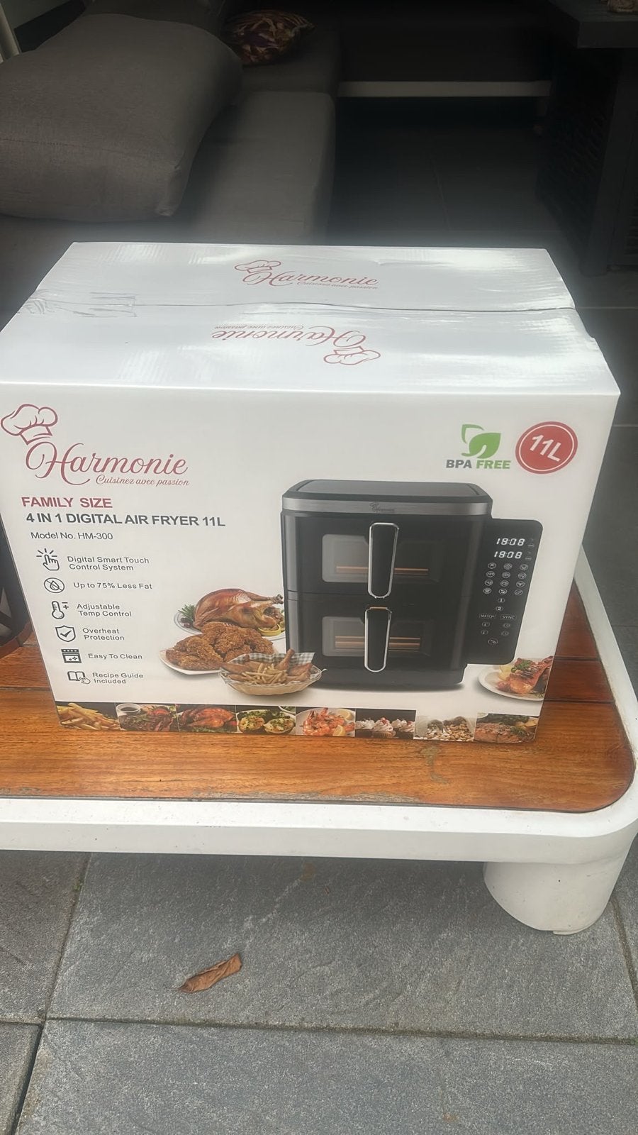 Harmonie Family Size 4-in-1 Digitale Airfryer 11L Nieuw