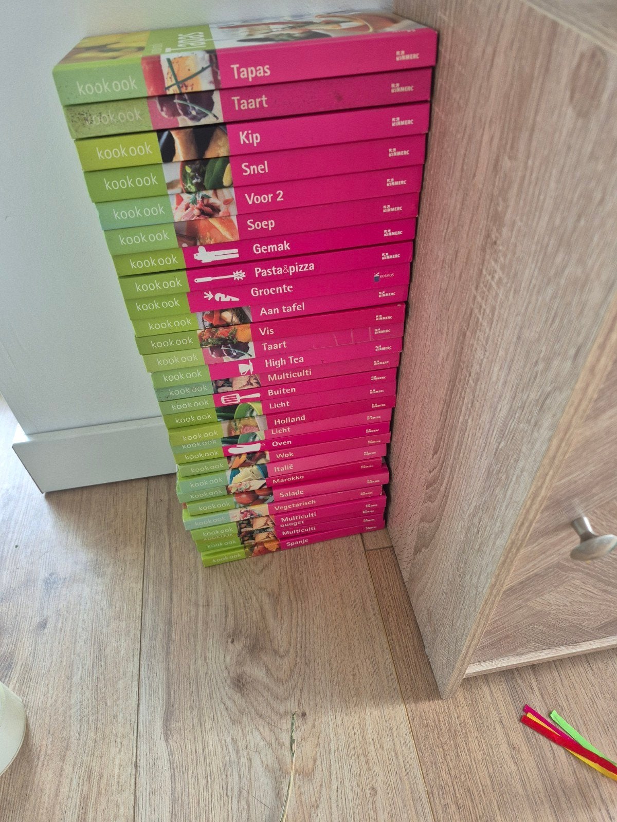 Grote collectie kookboeken van Kookook, Vegetarisch, Overige typen, Europa, Ophalen