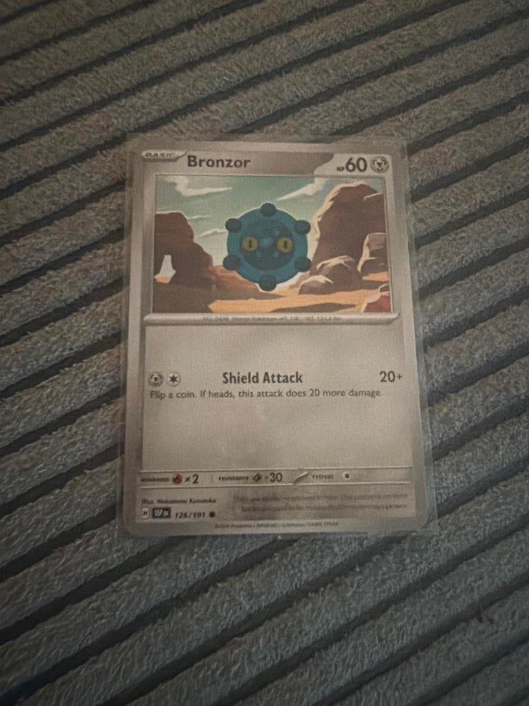 Pokémon Kaart Bronzor 126/191 - Shield Attack, Ophalen of Verzenden, Zo goed als nieuw, Losse kaart
