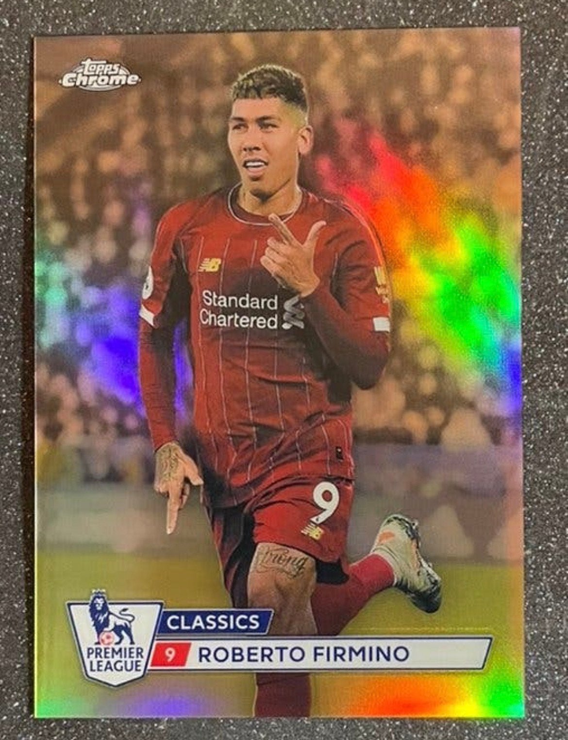 Topps CHROME Premier League 26/27 CLASSICS FIRMINO LIVERPOOL, Hobby en Vrije tijd, Stickers en Plaatjes, Verzenden, Zo goed als nieuw