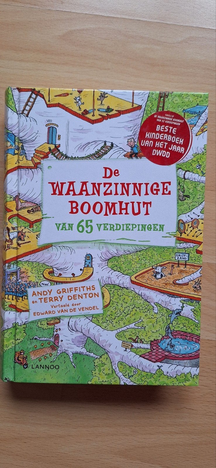 De Waanzinnige Boomhut van 65 Verdiepingen - Andy Griffiths, Verzenden, Nieuw, Andy Griffiths en Terry Denton, Fictie algemeen