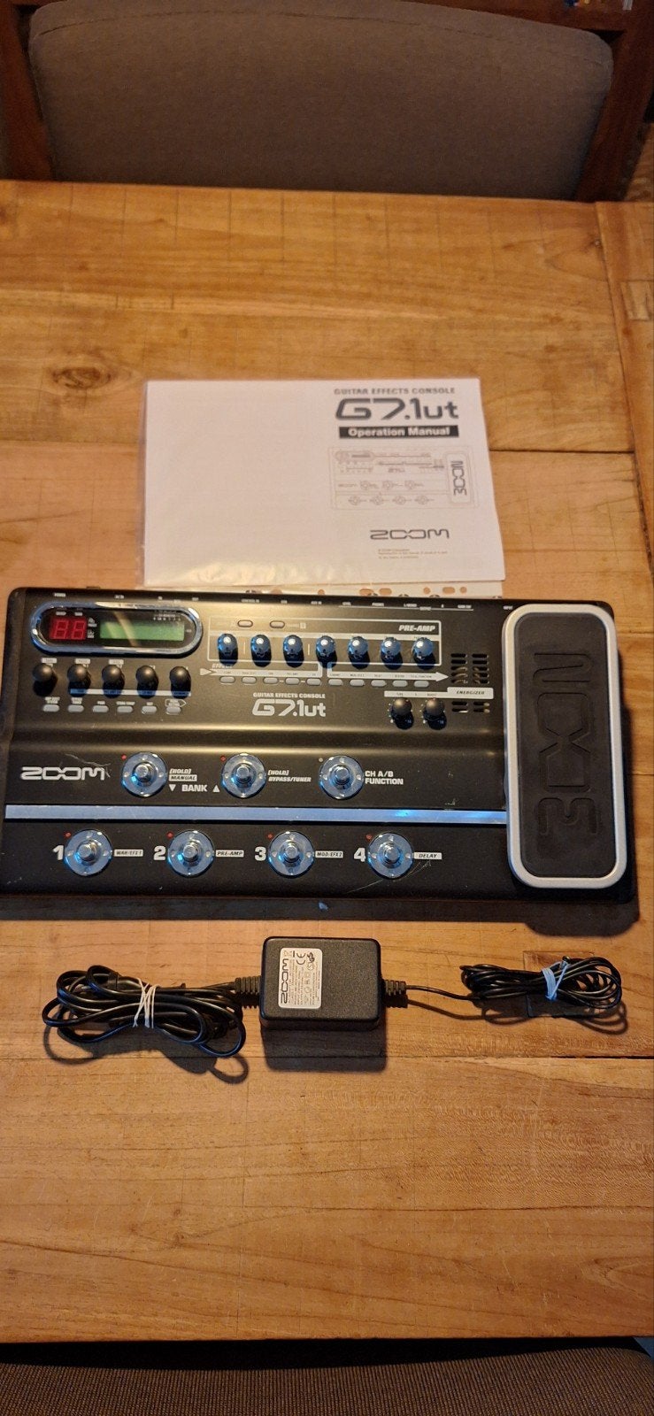 Zoom G7.1ut Gitaar Multi-Effect Processor, Ophalen of Verzenden, Gebruikt, Delay of Echo