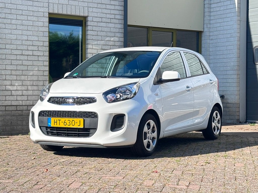 Kia Picanto 1.0 CVVT ComfortLine LPG, Auto's, Voorwielaandrijving, Euro 6, Emergency brake assist, Wit