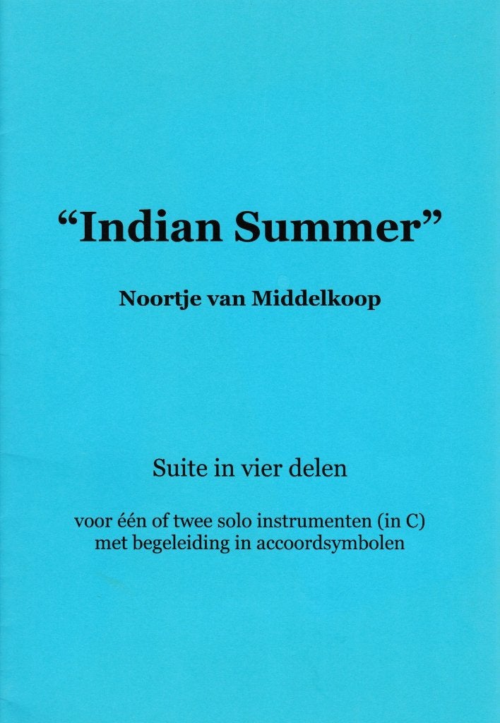 Noortje van Middelkoop - "Indian Summer", Ophalen of Verzenden, Gebruikt, Artiest of Componist, Populair