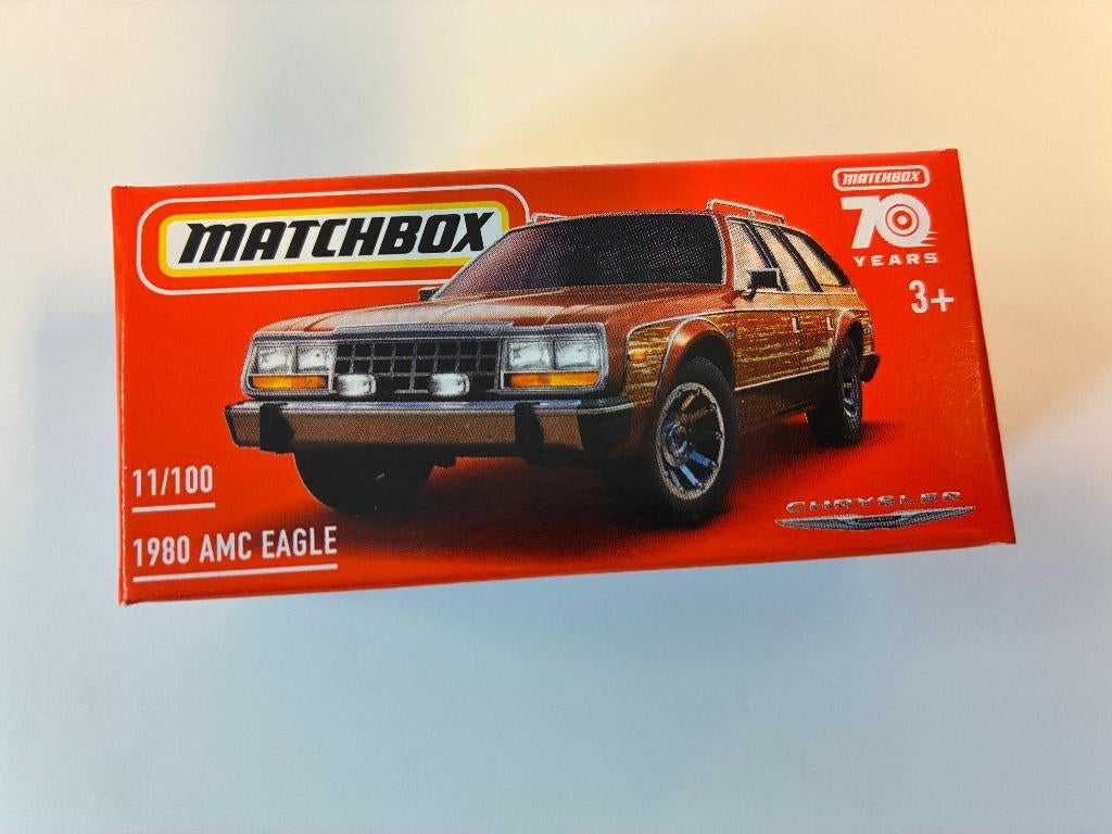 89900: AMC Eagle - 1980 - Matchbox, Nieuw, Ophalen of Verzenden, Gondel 1, 1186MJ Amstelveen, Service.nl@mattel.com