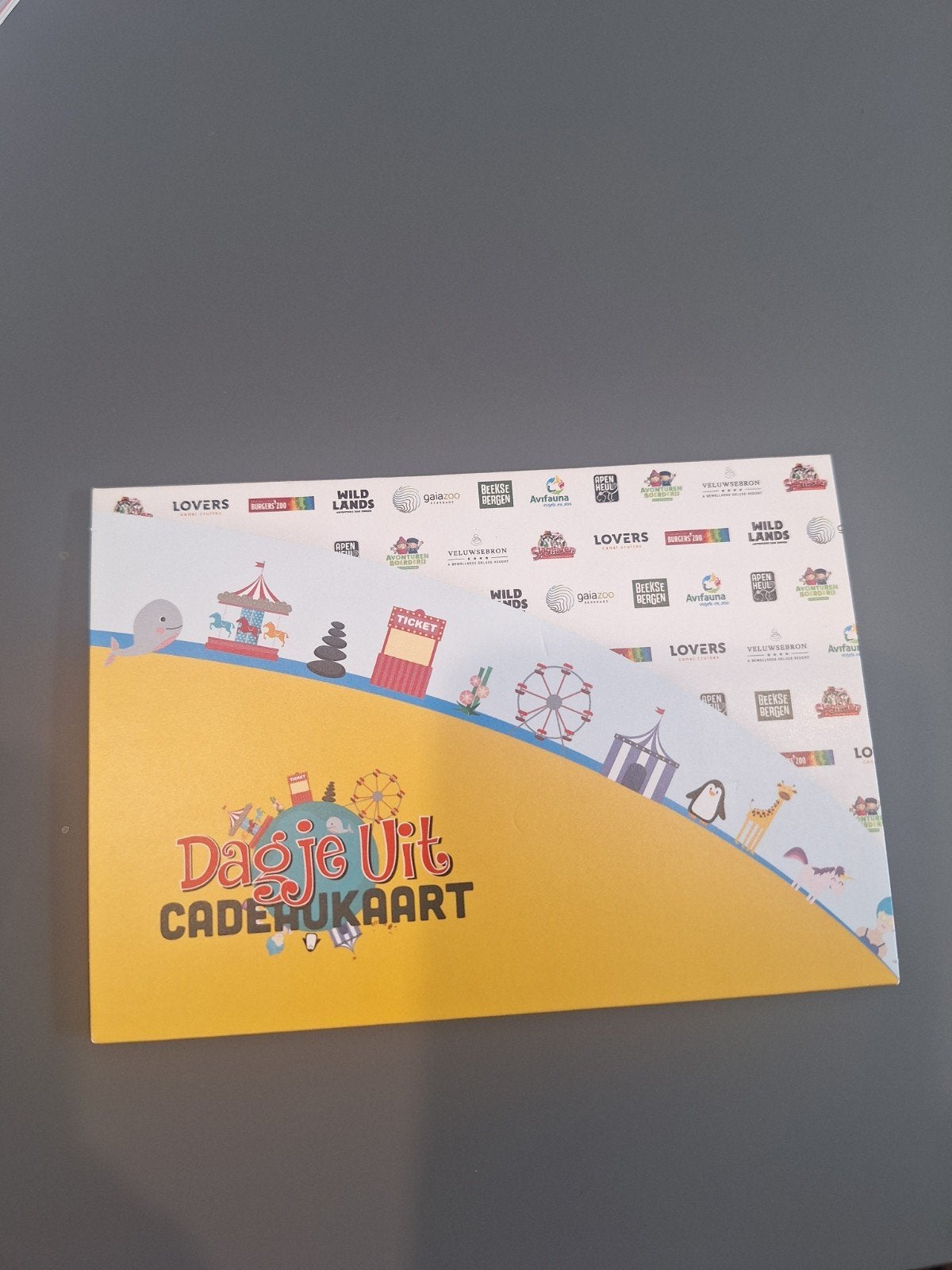 4 Dagje Uit cadeau kaarten, Tickets en Kaartjes, Cadeaubon, Pretpark