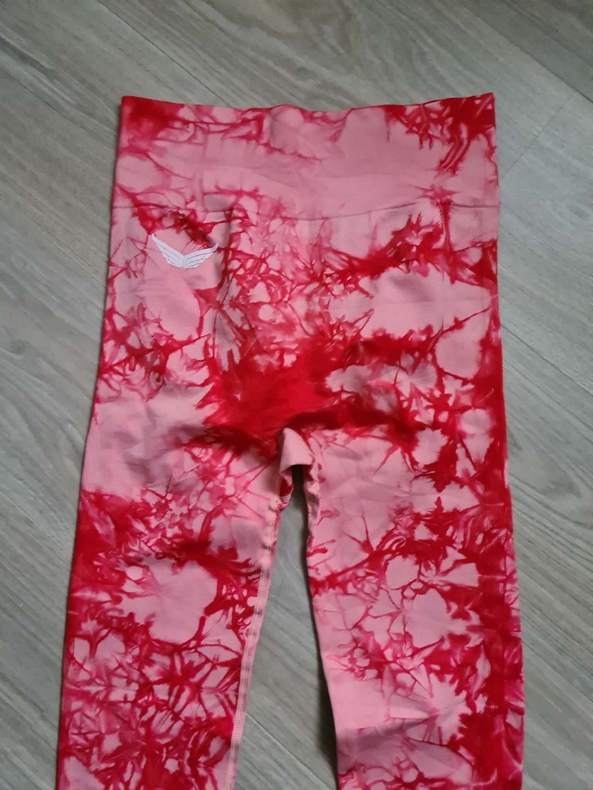 Roze en rode tie-dye legging, maat L nieuw, Kleding | Dames, Legging, Nieuw, Ophalen of Verzenden, Maat 44/46 (L)