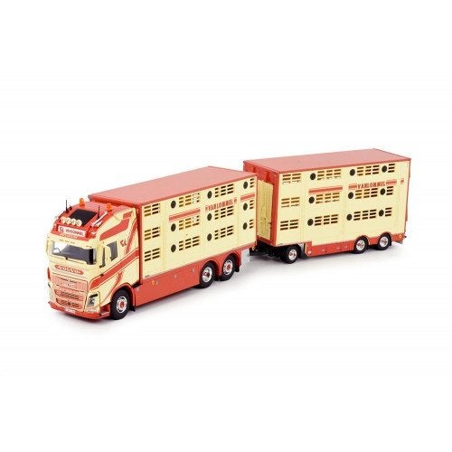 Tekno 81411 Volvo FH04 Livestock Cattle combi Vanlommel, Ophalen of Verzenden, Nieuw, Bus of Vrachtwagen, Tekno