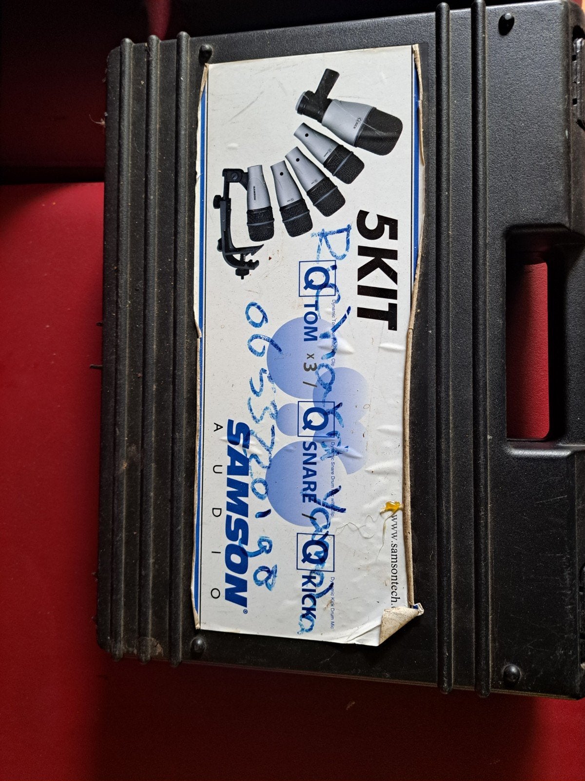 Samson microfoonset met nieuwe clips, Muziek en Instrumenten, Ophalen of Verzenden, Gebruikt, Instrumentmicrofoon