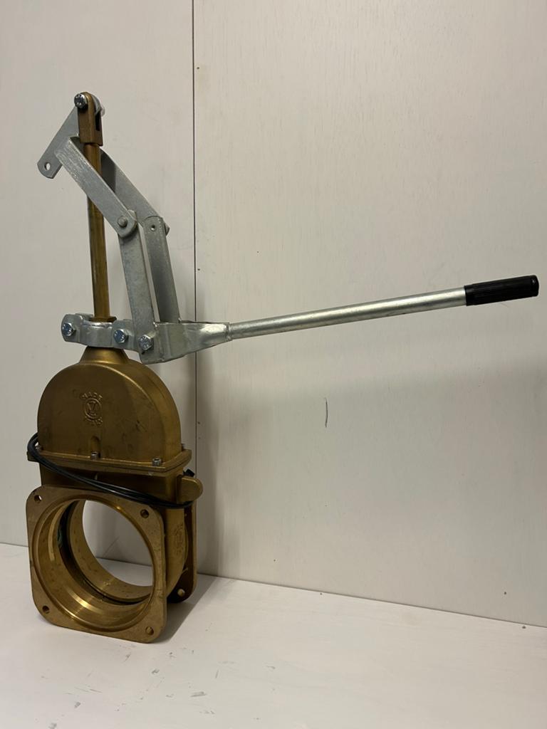 MZ afsluiter 8”, Antiek en Kunst, Ophalen of Verzenden, Brons