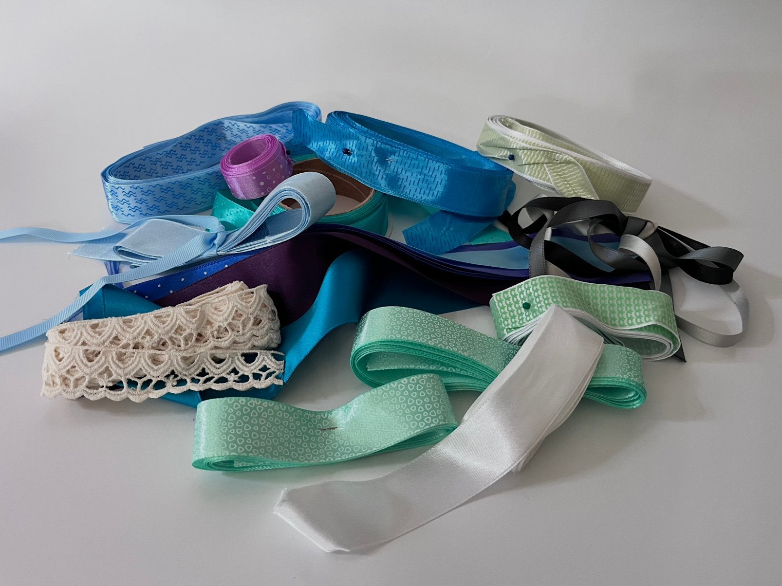 Bundel restanten lint/hobbylint, diverse kleuren, Ophalen of Verzenden, Gebruikt