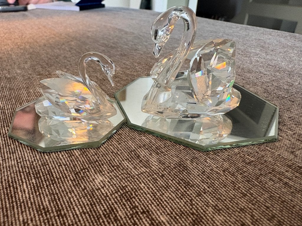 Swarovski Grote en Kleine Zwaan, Verzamelen, Ophalen, Zo goed als nieuw, Figuurtje