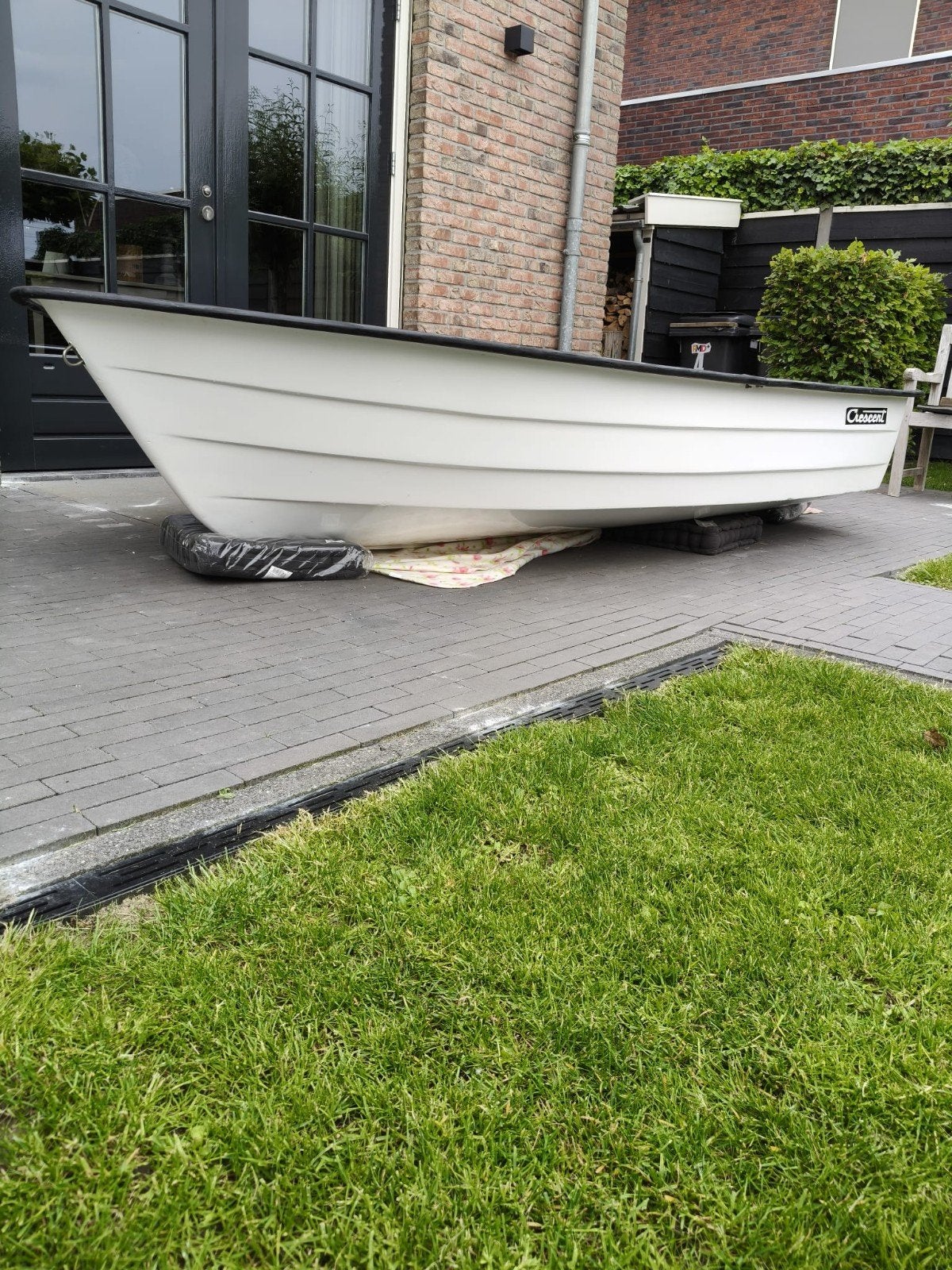 Crescent 310 boot met  5pk 4 takt buitenboordmotor, Benzine, Buitenboordmotor, Ophalen of Verzenden, Zo goed als nieuw