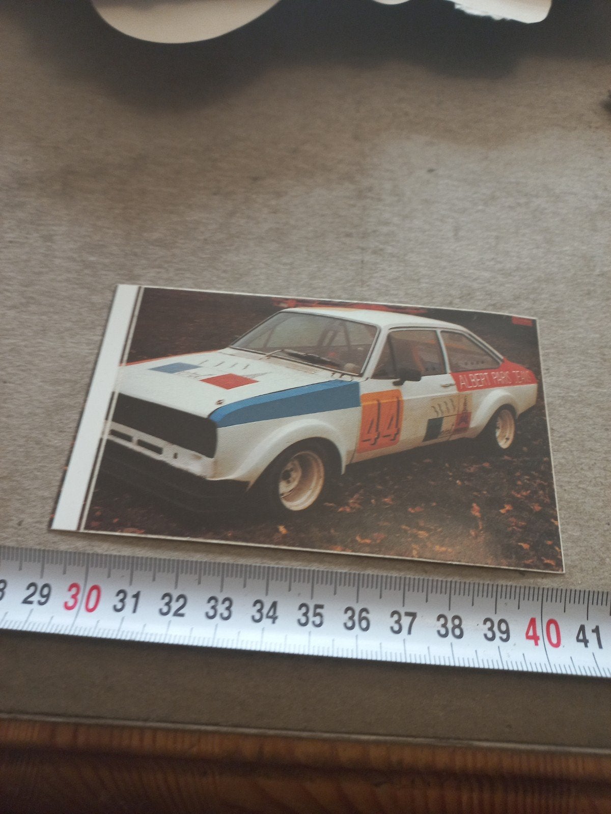 Vintage Rally Auto Foto - Ford Escort MK1/MK2, Ophalen of Verzenden, Gebruikt