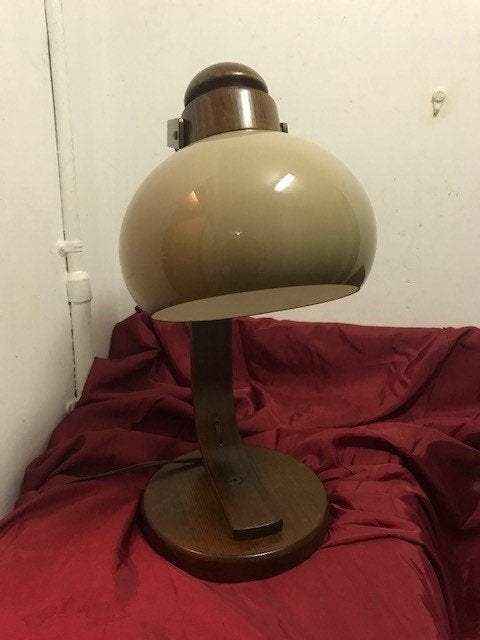 Vintage / Retro verlichting jaren '60 / '70 tafellamp, Bureaulamp, Gebruikt, Vintage, Ophalen of Verzenden