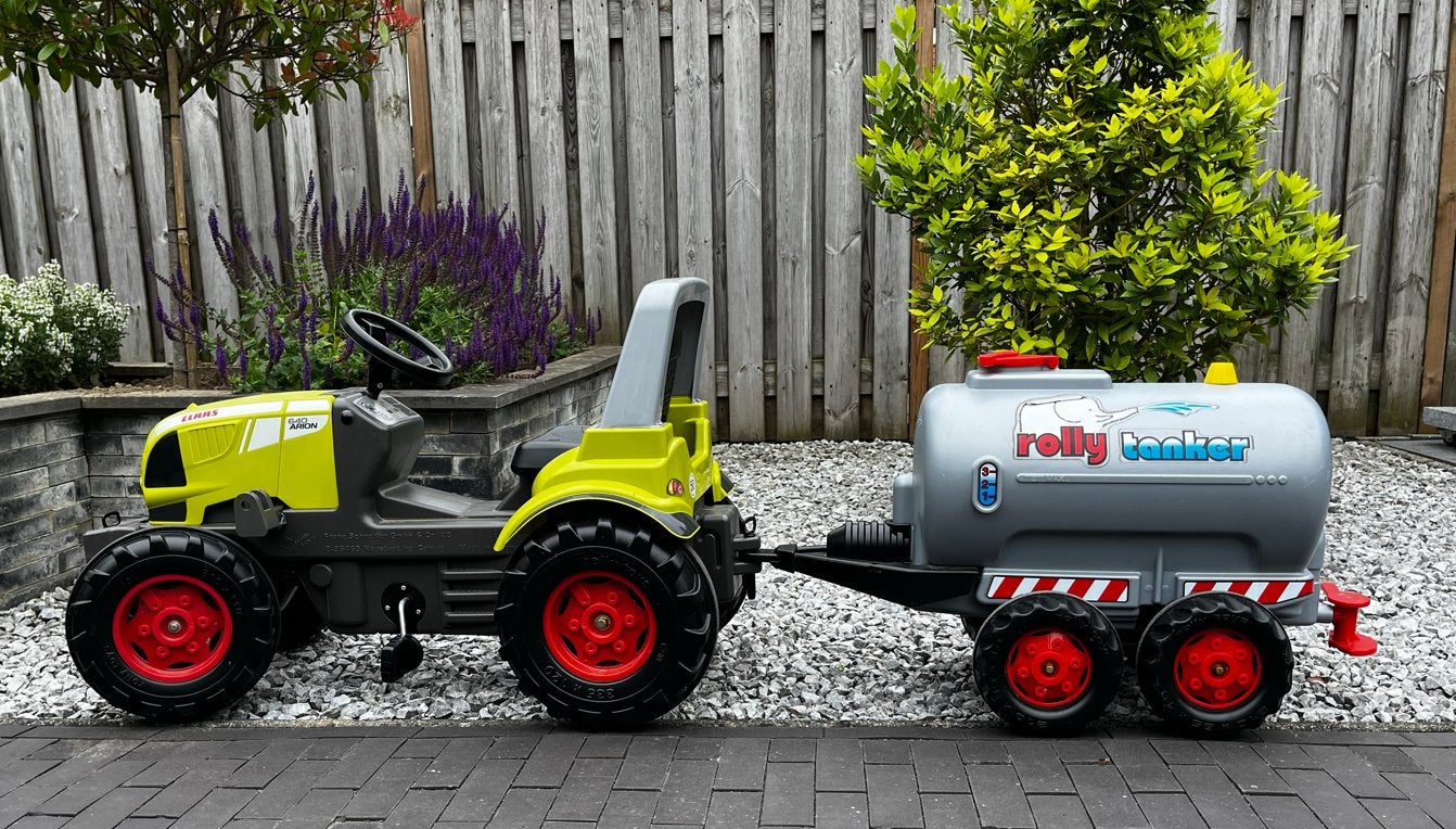 Rolly Toys Claas Arion 640 met Rolly Tanker, Ophalen, Gebruikt