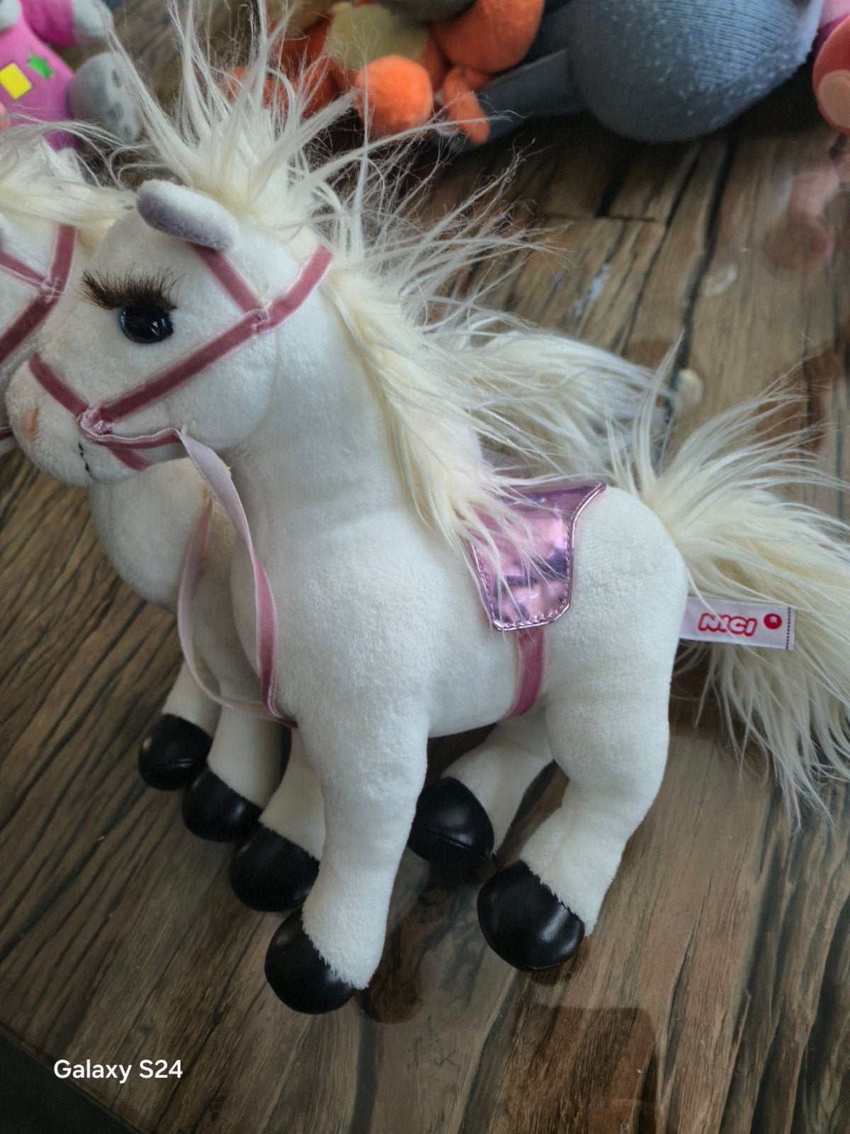 NICI Wit Paard Knuffel, Paard, Gebruikt, NICI, Overige karakters