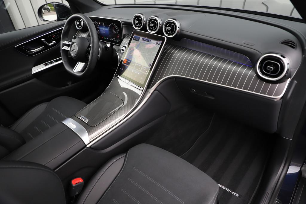 Mercedes-Benz GLC 300e AMG 4-Matic | 313PK | Pano | Burmeste, Automaat, 12 maanden, Gebruikt, Blauw