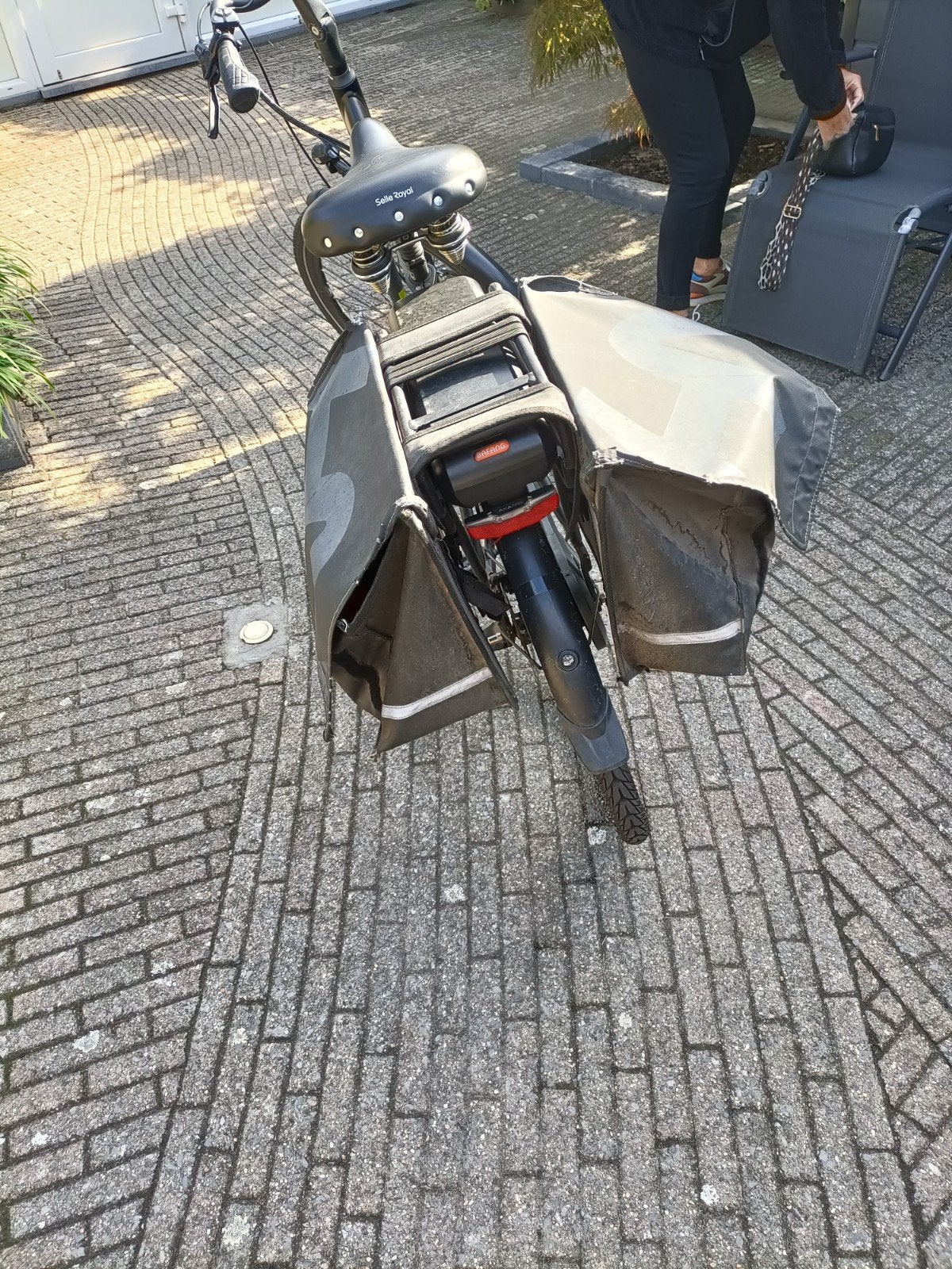Brinckers elektrische fiets met fietstassen, Fietsen en Brommers, Elektrische fietsen, Ophalen, Gebruikt, Brinckers, 51 tot 55 cm