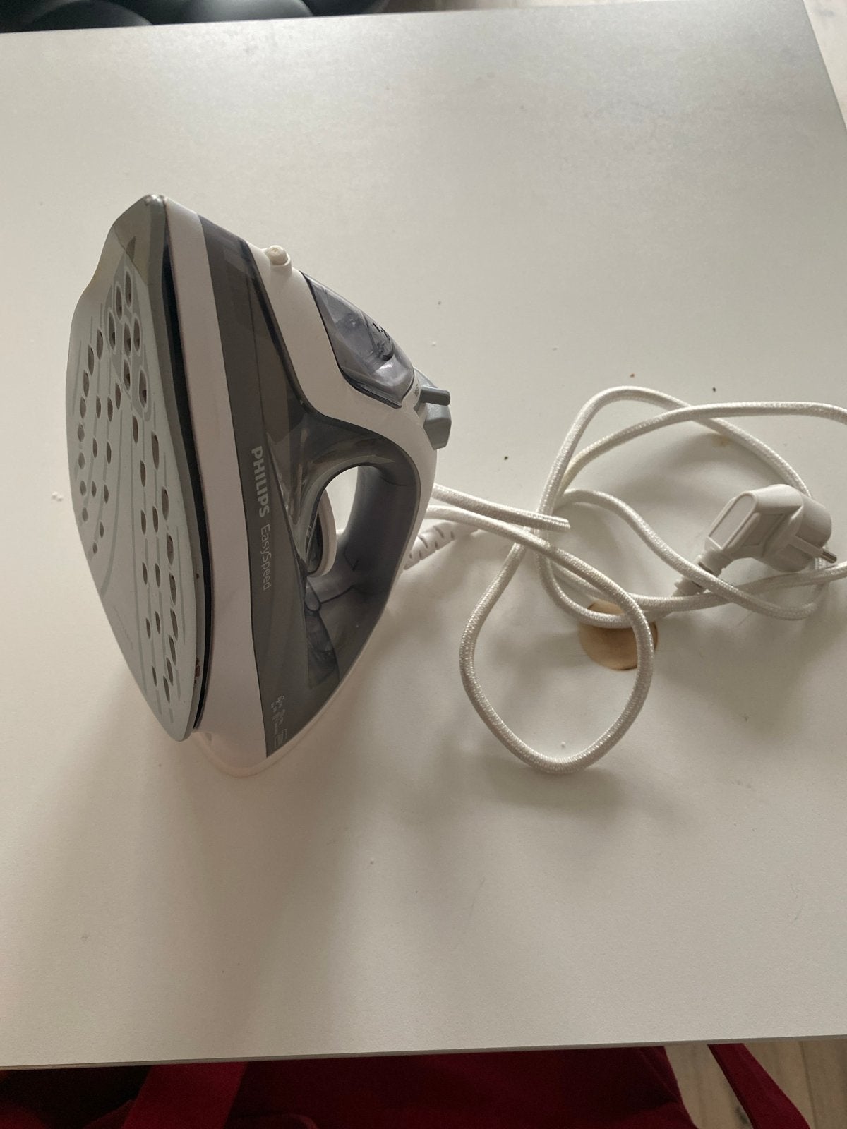 Philips EasySpeed Strijkijzer - Topkwaliteit met klein lekje, Ophalen of Verzenden, Gebruikt, Strijkijzer met snoer