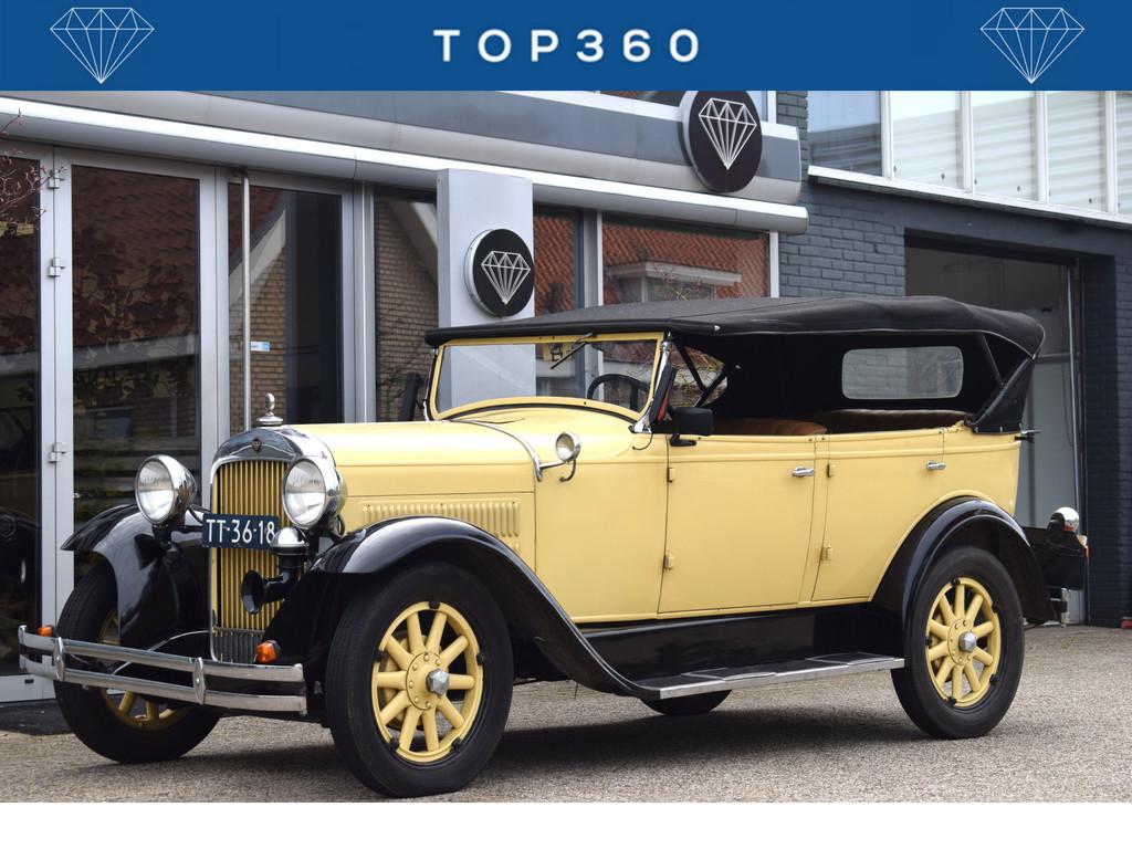 essex Super Six Cabriolet Uniek! (bj 1929), Overige merken, Zwart, Cabriolet, Blauw