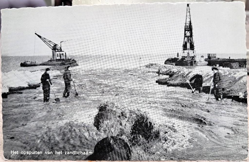 Zuiderzee, het opspuiten van het zandlichaam, ongelopen, Verzenden, 1940 tot 1960, Ongelopen, Flevoland