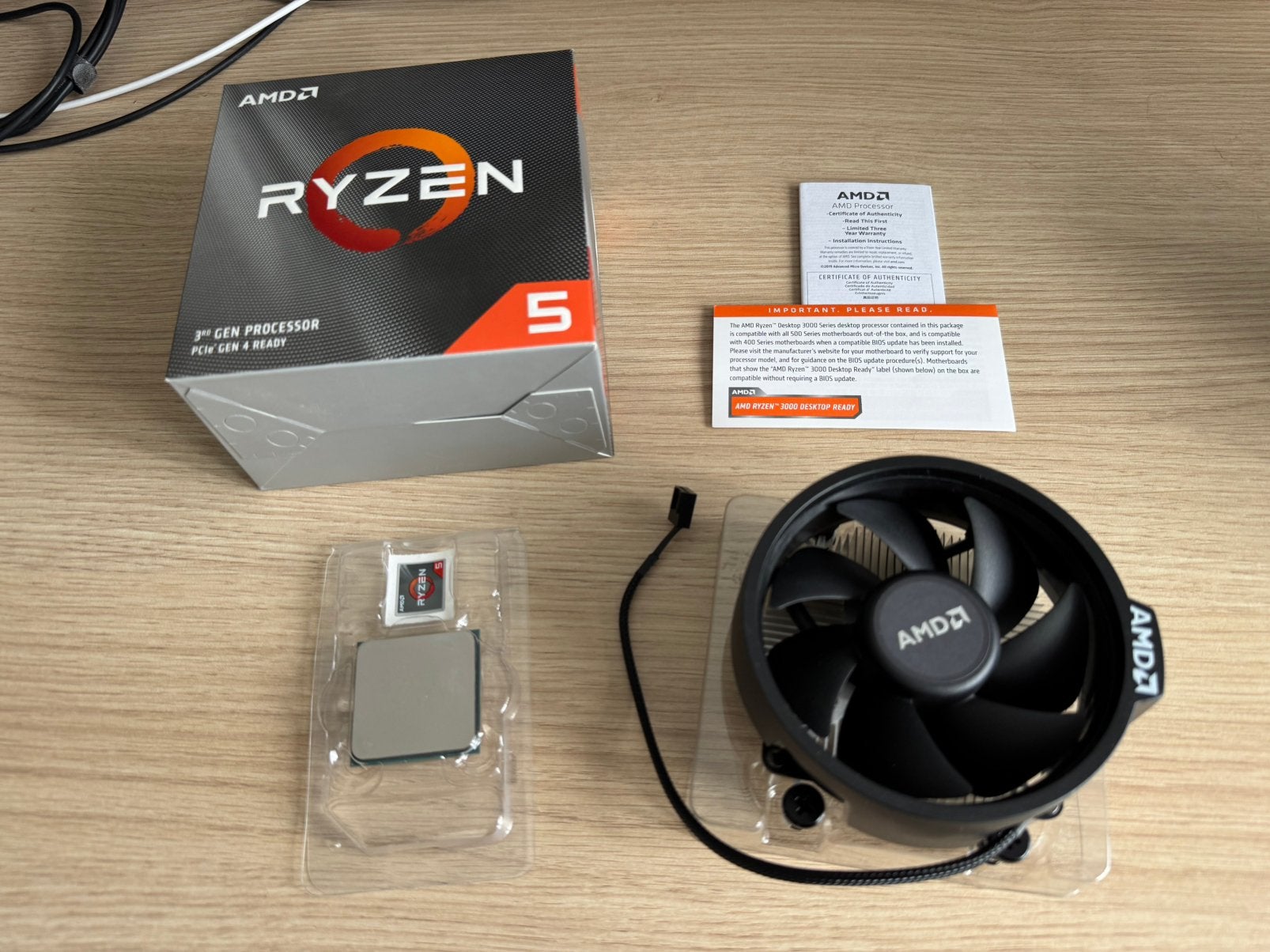 AMD Ryzen 3600 processor, Computers en Software, Processors, Zo goed als nieuw, 6-core, 3 tot 4 Ghz, Ophalen of Verzenden