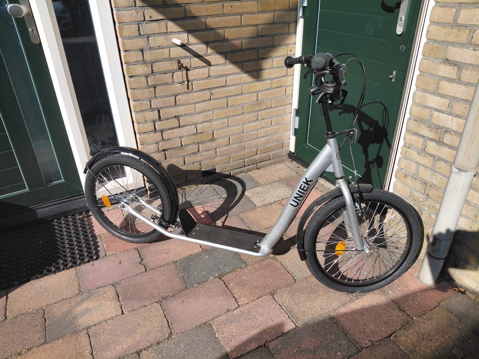 Uniek step met grote wielen, Ophalen, Zo goed als nieuw, Gewone step, Uniek