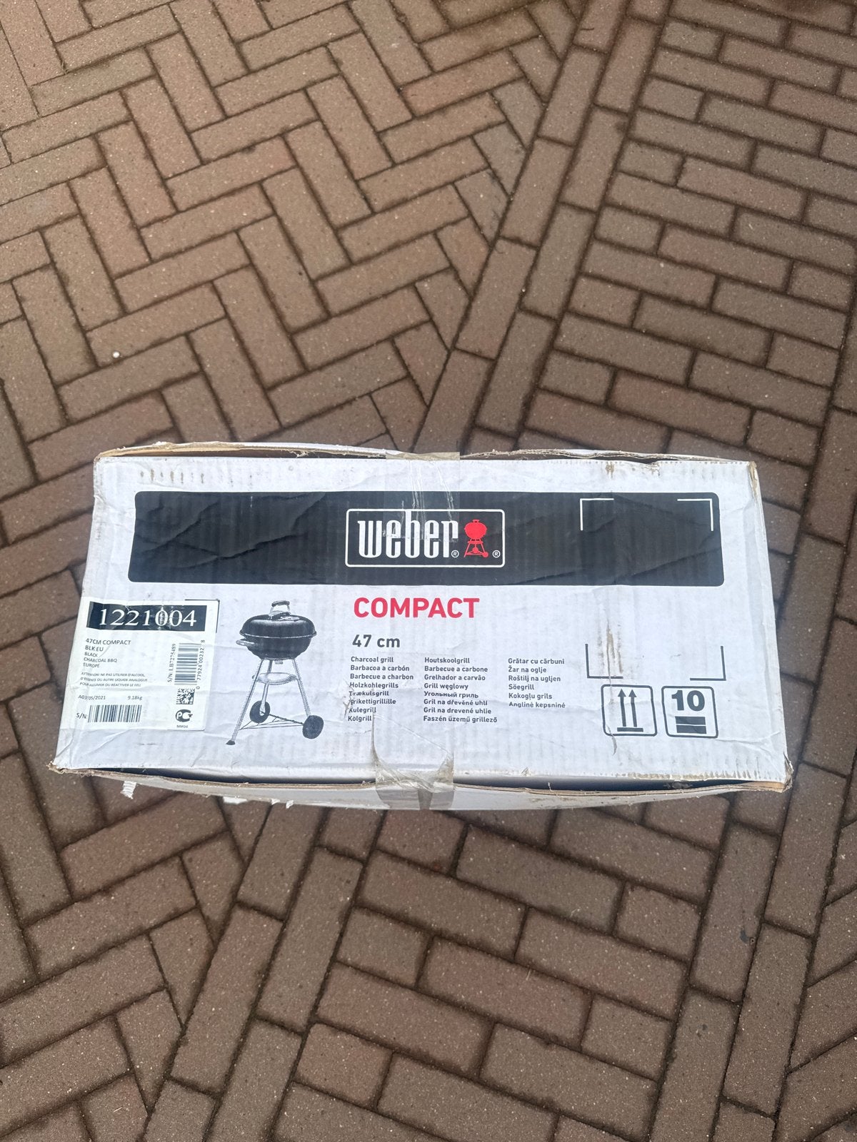 Weber Compact barbecue 47 cm - Nieuw in doos, Ophalen, Nieuw
