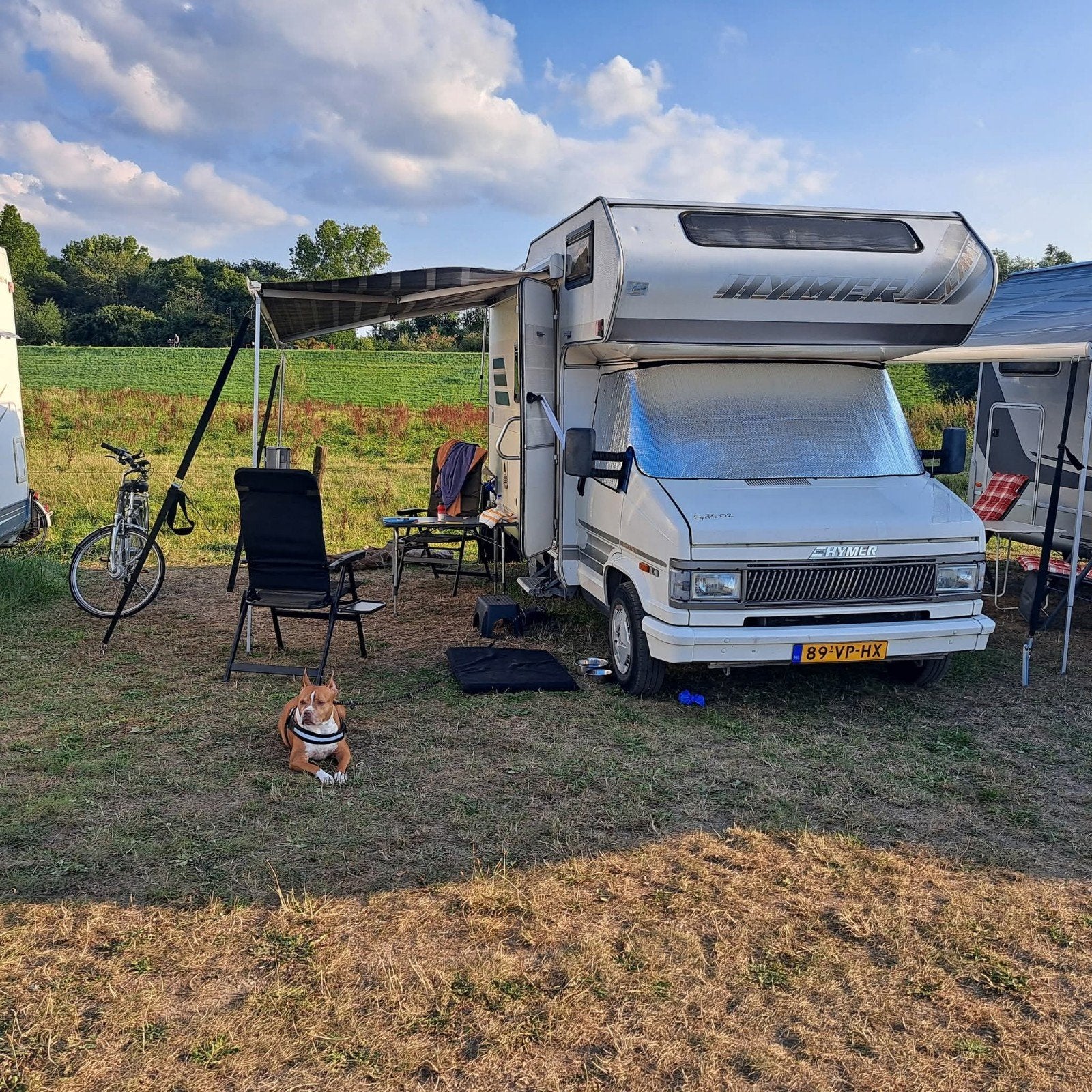 Hymer Fiat Alkoof Camper - Nieuwe banden, APK mei 2028, Alkoof, TV, Fiat, Dakluik